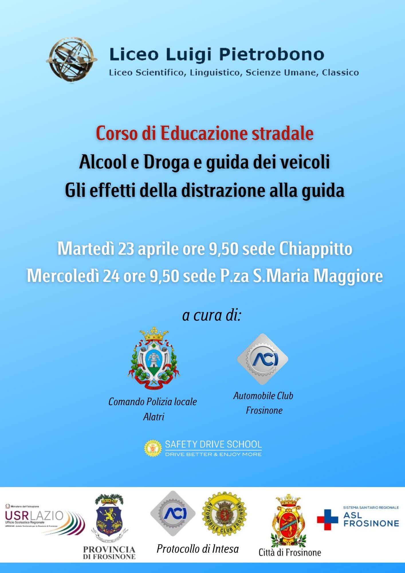 Corso di Educazione Stradale 